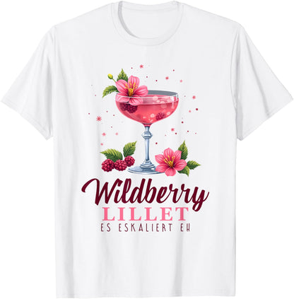 Cocktail Kostüm Wildberry Lillet Frauen Bekleidung - Damen Sommer Party T-Shirt Textilien 19.90 € WORKSWEAR.DE