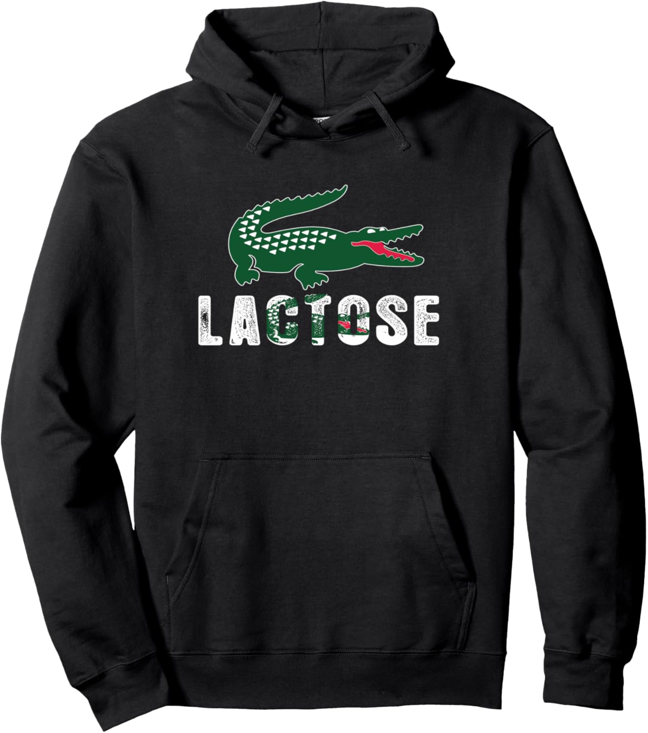 Lactose - Laktose Intolerant Krokodil Parodie T-Shirt Pullover Hoodie Textilien 36.99 € WORKSWEAR.DE