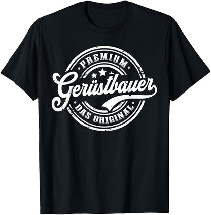 Gerüstbauer Original Lustig Gerüstbau T-Shirt Textilien 16.99 € WORKSWEAR.DE