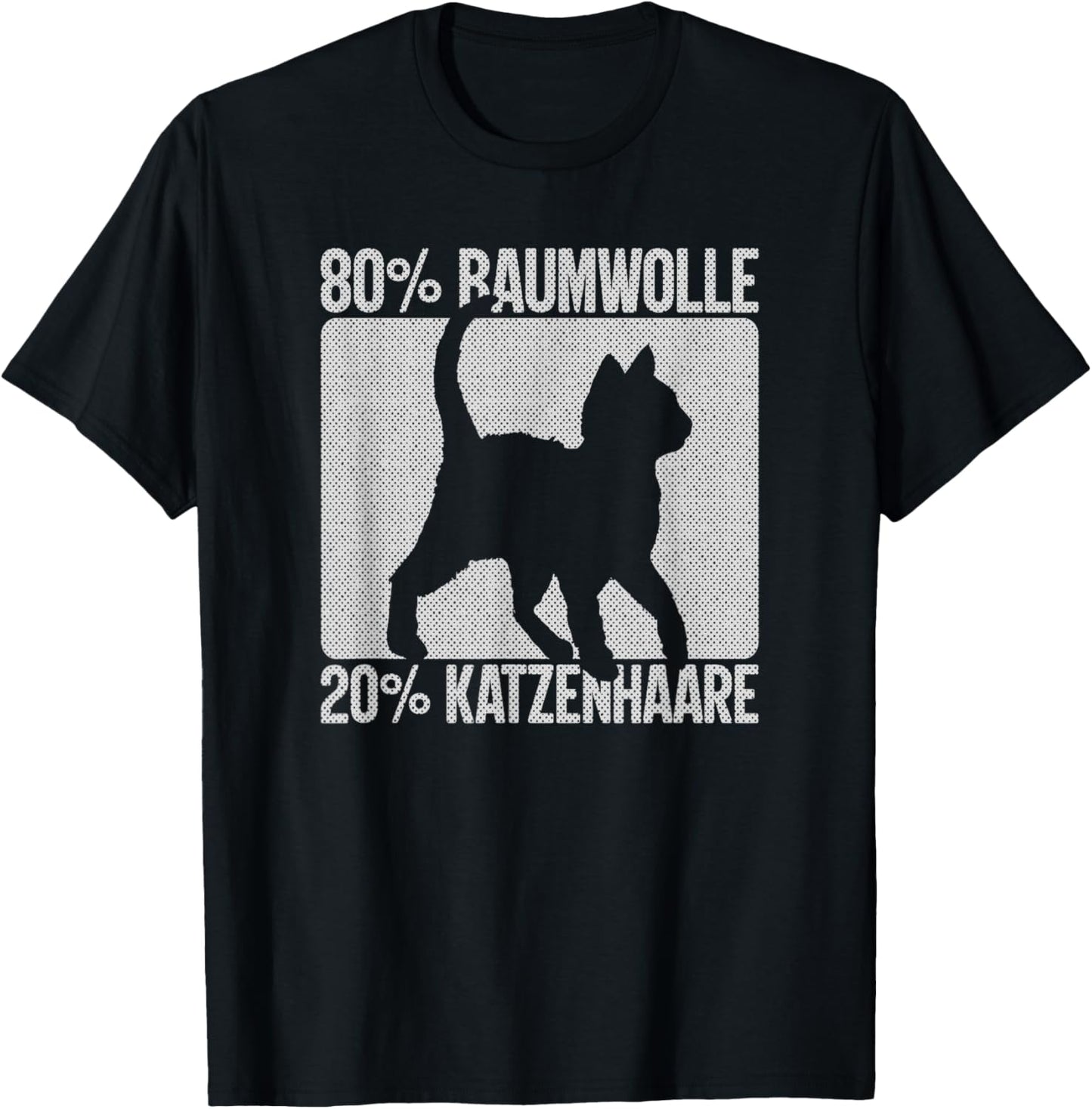 Baumwolle kann jeder - lustiger Katzenhaar Spruch - Katzen T-Shirt Textilien 16.99 € WORKSWEAR.DE