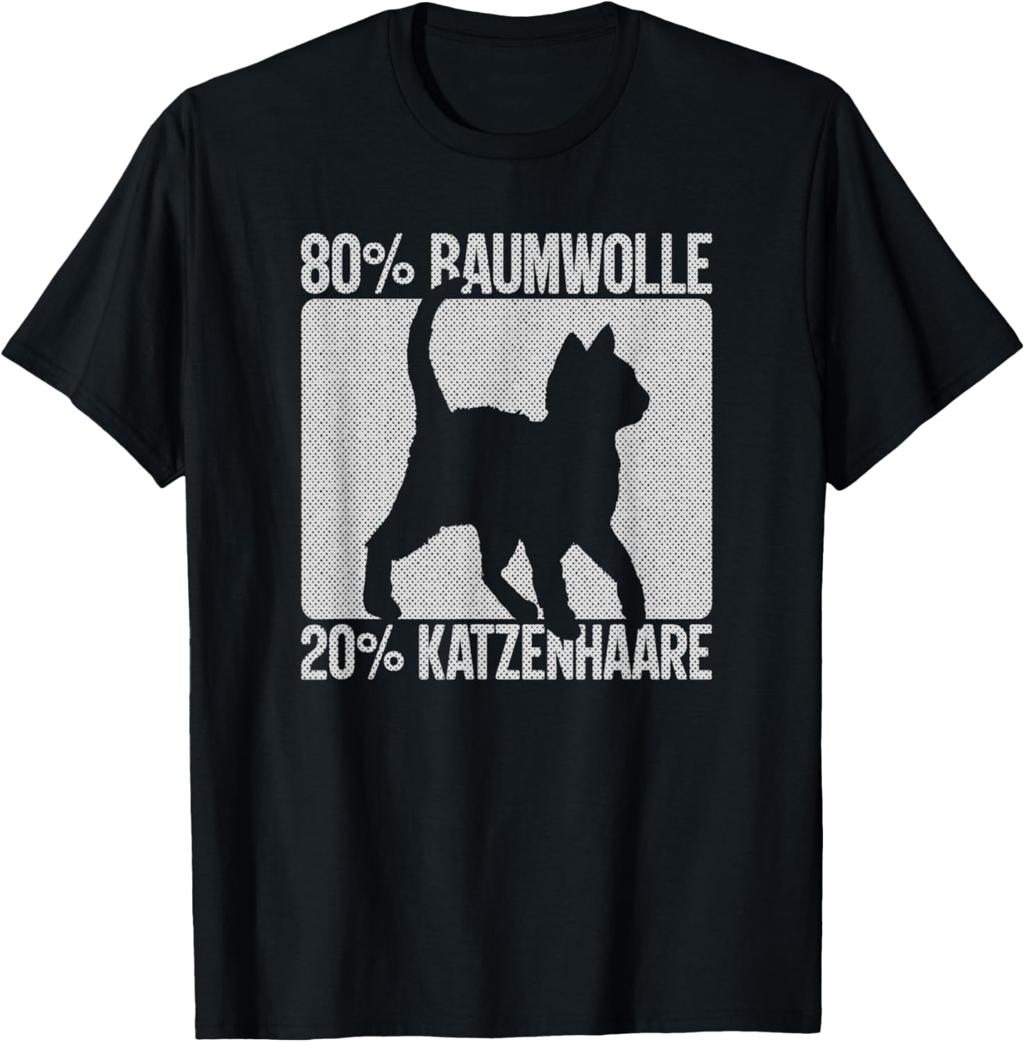 Baumwolle kann jeder - lustiger Katzenhaar Spruch - Katzen T-Shirt Textilien 16.99 € WORKSWEAR.DE