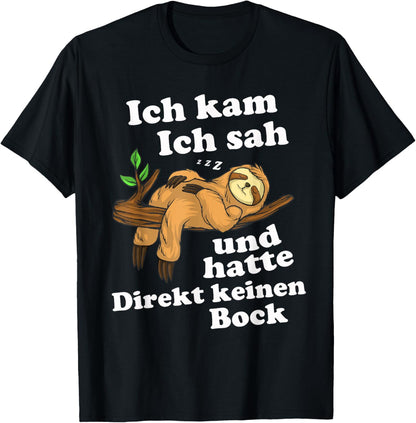 Faultier Geschenk Sloth Büro Arbeitskollege Langschläfer T-Shirt Textilien 19.99 € WORKSWEAR.DE