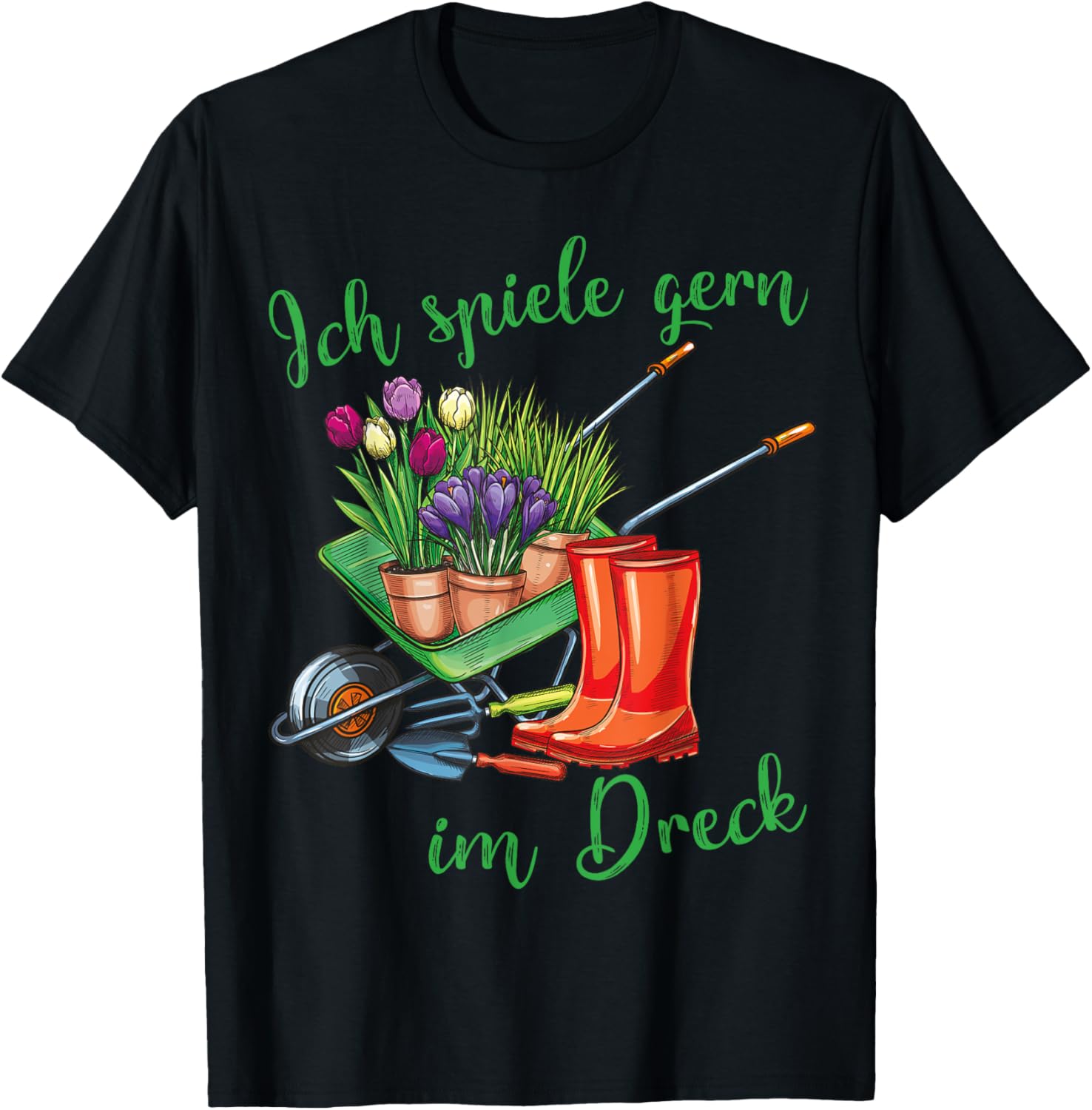 Ich spiele gern im Dreck für Hobby-Gärtner im Garten T-Shirt Textilien 19.99 € WORKSWEAR.DE