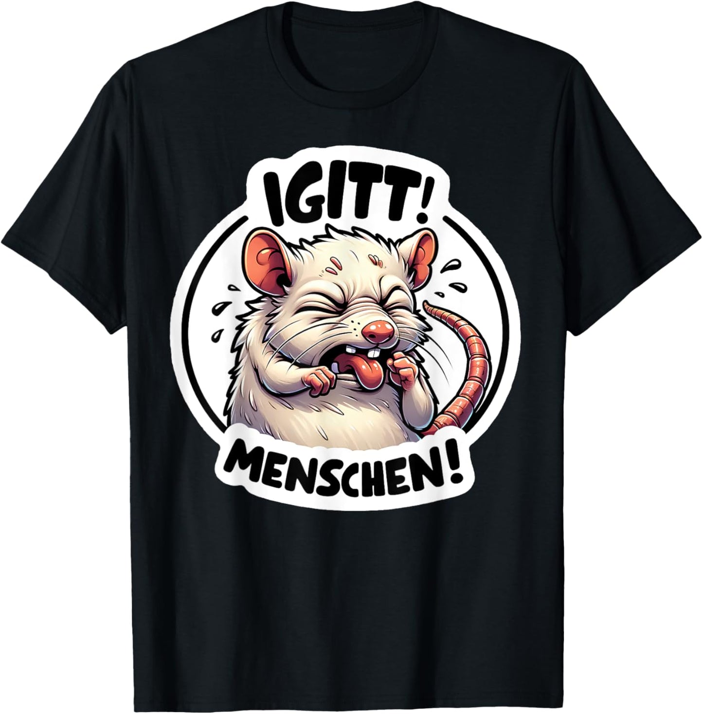 Igitt Menschen Ich hasse Menschen Sarkasmus Ironie Spruch T-Shirt Textilien 17.90 € WORKSWEAR.DE