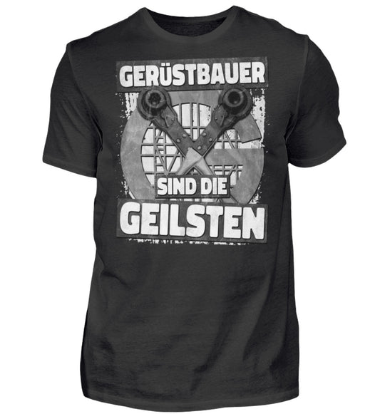 Gerüstbauer sind die geilsten - Handwerker Shirt, 25.00 €, Herren Basic T-Shirt Farbe: Black,