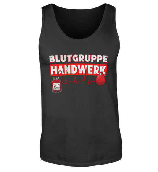 Blutgruppe Handwerk - Herren Tanktop, Herren Tank-Top Farbe: Black 24.95 €