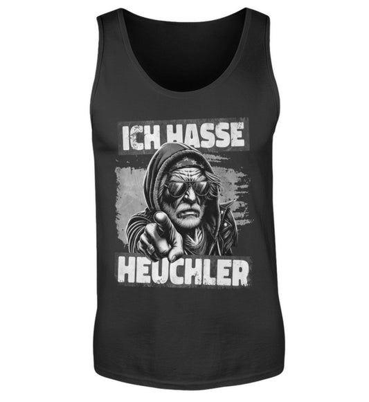 ICH HASSE HEUCHLER - Herren Tanktop, Herren Tank-Top Farbe: Black 22.95 €