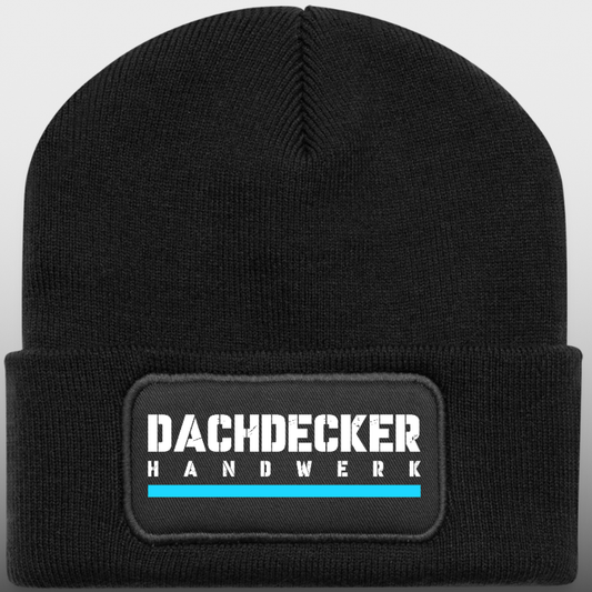 Dachdecker Handwerk Wintermütze bedruckt
