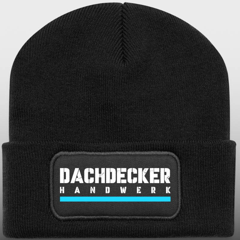 Dachdecker Handwerk Wintermütze bedruckt