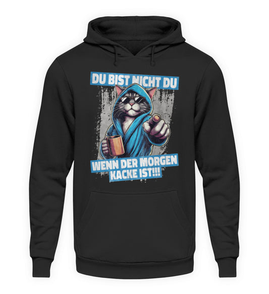 Coole Hoodies, Du bist nicht Du - Fun Hoodie, 40.00 €, Unisex Hoodie, Farbe: Deep Black, WORKSWEAR.DE