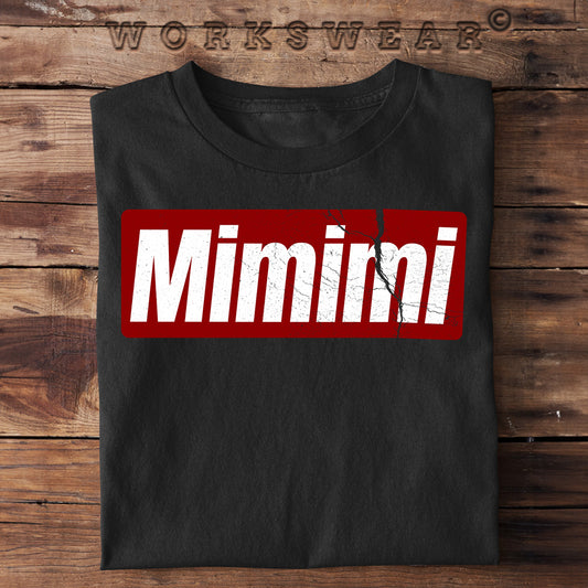 Witzige Herren T-Shirts, MIMIMI - Herren Funshirt 20.00 € Farbe: Black WORKSWEAR.DE