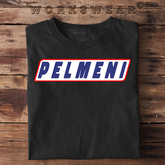 Witzige Herren T-Shirts, Pelmeni - Herren Funshirt 20.00 € Farbe: Black WORKSWEAR.DE