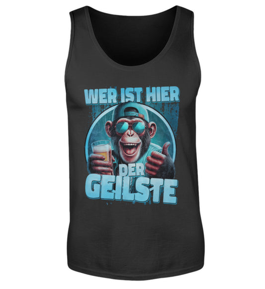 Wer ist hier der Geilste - Herren Tanktop, Herren Tank-Top Farbe: Black 24.95 €