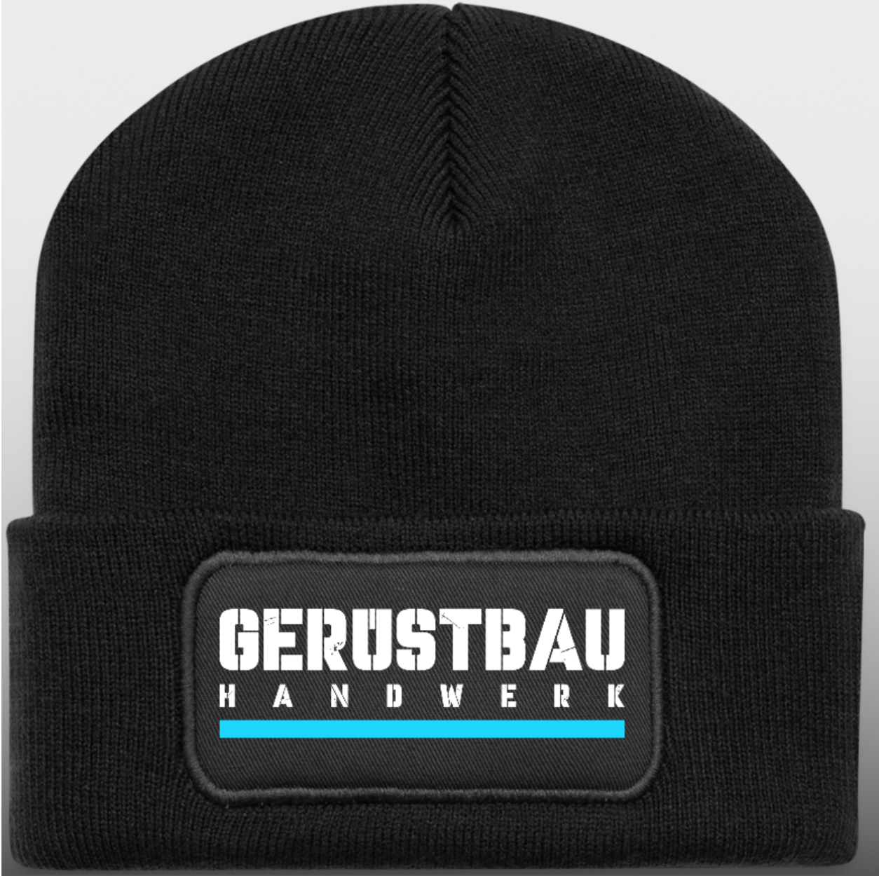 Gerüstbau Handwerk Wintermütze bedruckt 