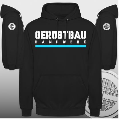 Gerüstbauer Hoodie mit Ärmeldruck Workswear.de