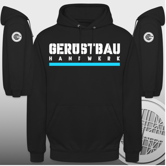 Gerüstbauer Hoodie mit Ärmeldruck Workswear.de