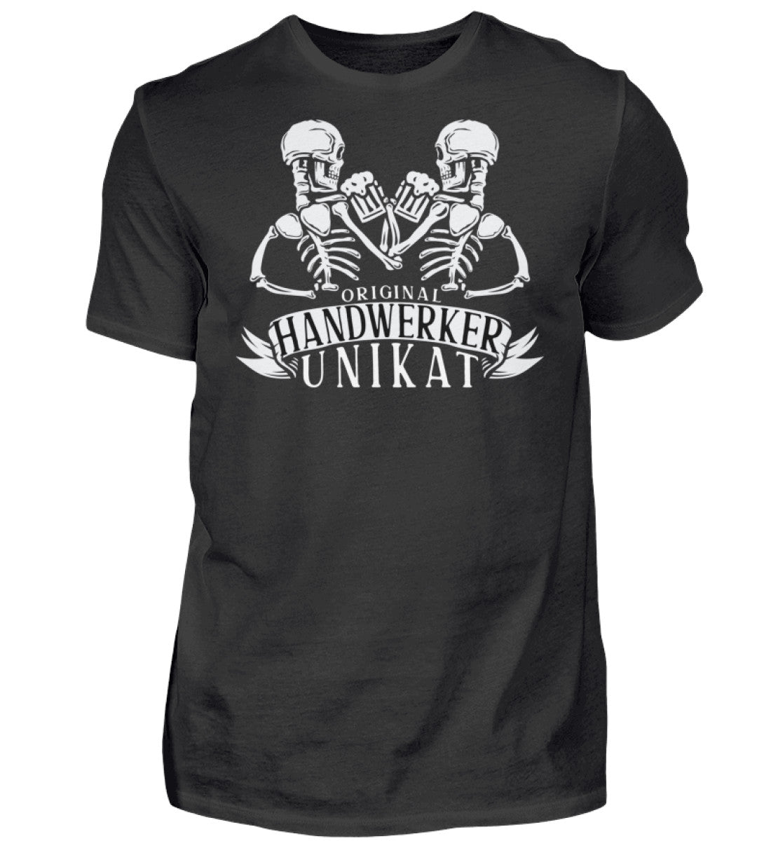 Original Handwerker Unikat - Handwerker T-Shirt schwarz