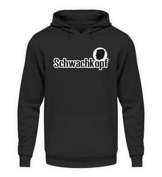 Coole Hoodies, Schwachkopf - Fun Hoodie, 40.00 €, Unisex Hoodie, Farbe: Deep Black, WORKSWEAR.DE