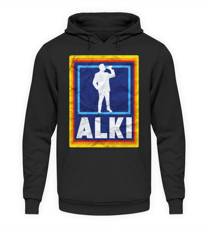 Coole Hoodies, ALKI - Hoodie, 40.00 €, Unisex Hoodie, Farbe: Deep Black, WORKSWEAR.DE