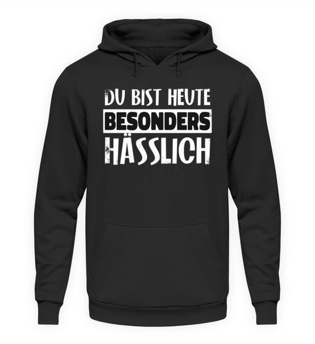 Coole Hoodies, Besonders Hässlich - Hoodie, 40.00 €, Unisex Hoodie, Farbe: Deep Black, WORKSWEAR.DE