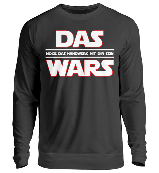 Lustige Pullover, Das Wars - Pullover, 39.95 €, Unisex Sweatshirt, Farbe: Jet Black, WORKSWEAR.DE