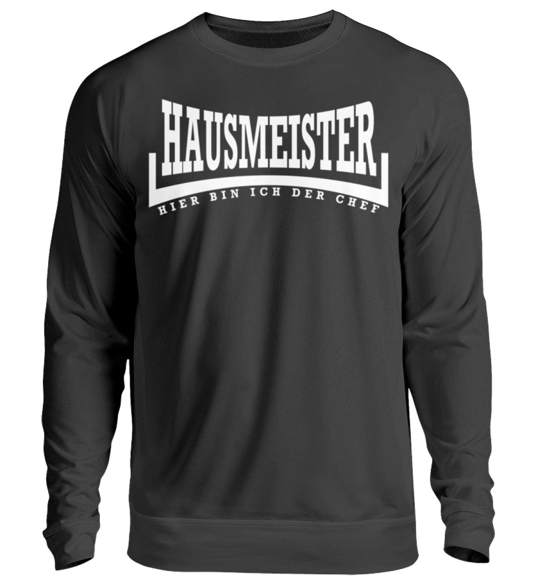 Lustige Pullover, Hausmeister - Pullover, 39.95 €, Unisex Sweatshirt, Farbe: Deep Black, WORKSWEAR.DE