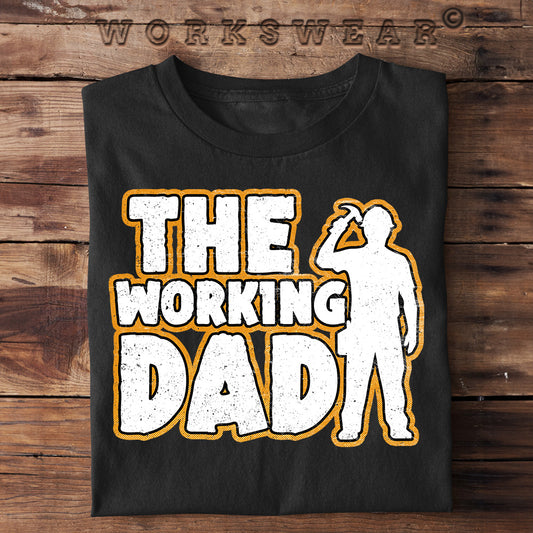 Witzige Herren T-Shirts, Working Dad - Herren Fun T-Shirt 20.00 € Farbe: Black WORKSWEAR.DE