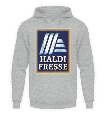 Coole Hoodies, Haldi Fresse - Fun Hoodie, 40.00 €, Unisex Hoodie, Farbe: Heather Sport Grey, WORKSWEAR.DE