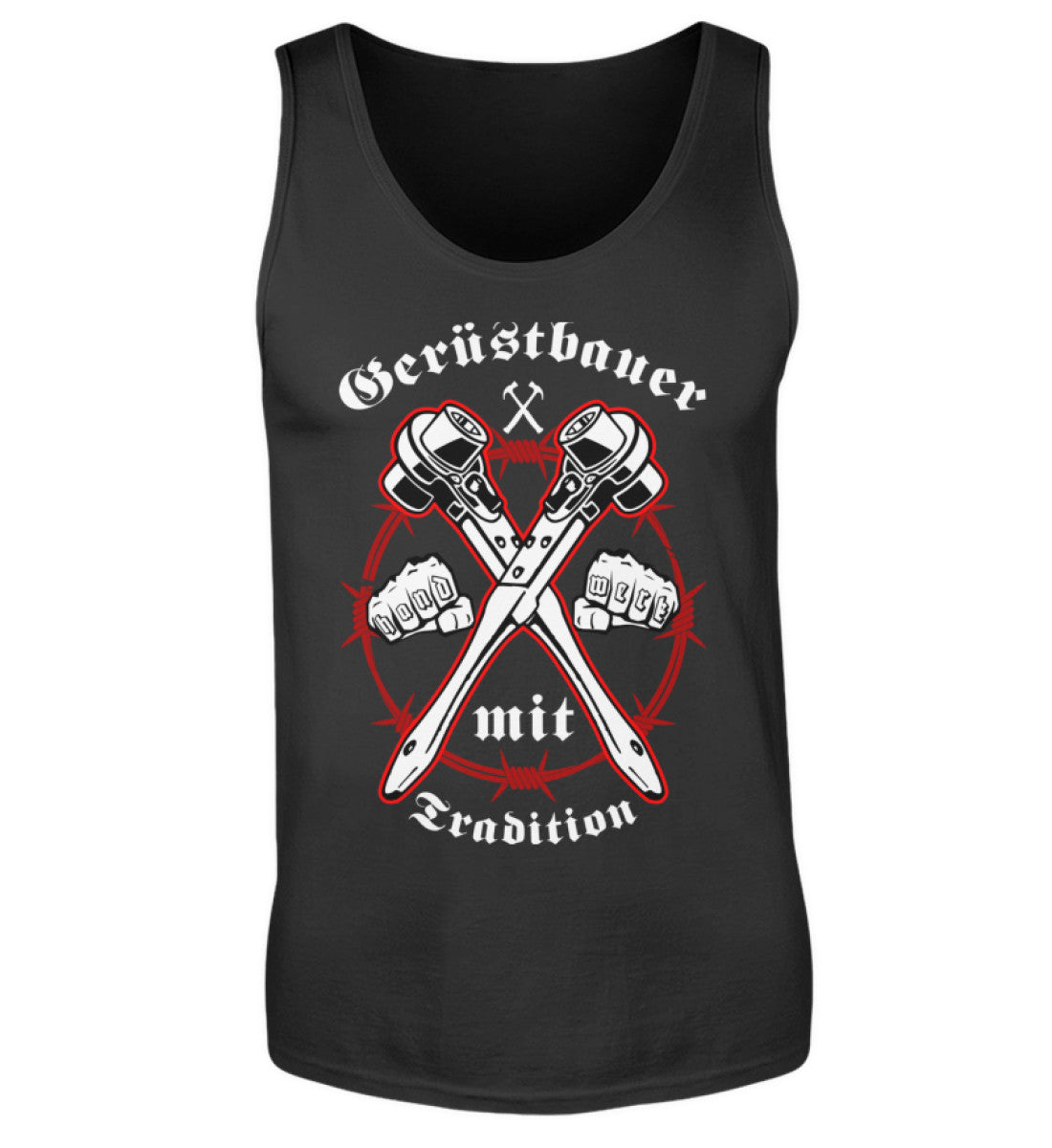 Gerüstbauer Handwerk mit Tradition - Herren Tanktop, 24.95 €, Herren Tank-Top Farbe: Black,