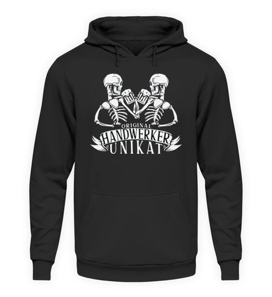 Original Handwerker Unikat - Unisex Hoodie Schwarz
