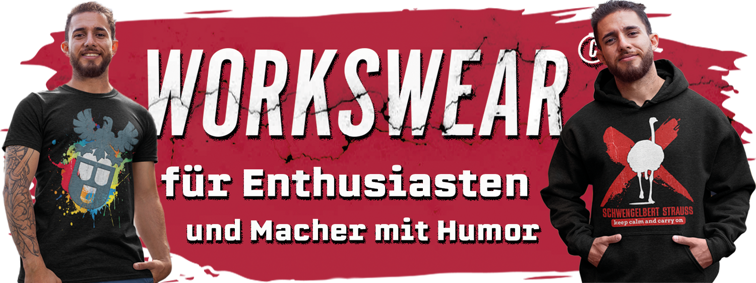 Lustige Handwerker T-Shirts, coole Herren Hoodies mit lustigen Sprüchen www.workswear.de