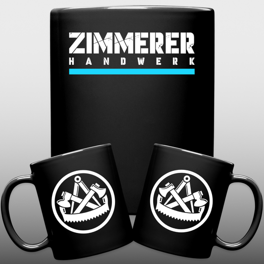 Zimmerer Handwerk - Tasse einfarbig