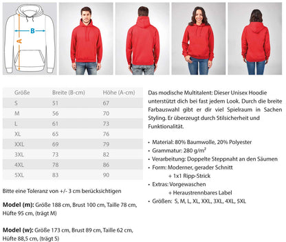 100 % Betonbauer - Handwerker Hoodie - Handwerkerfashion