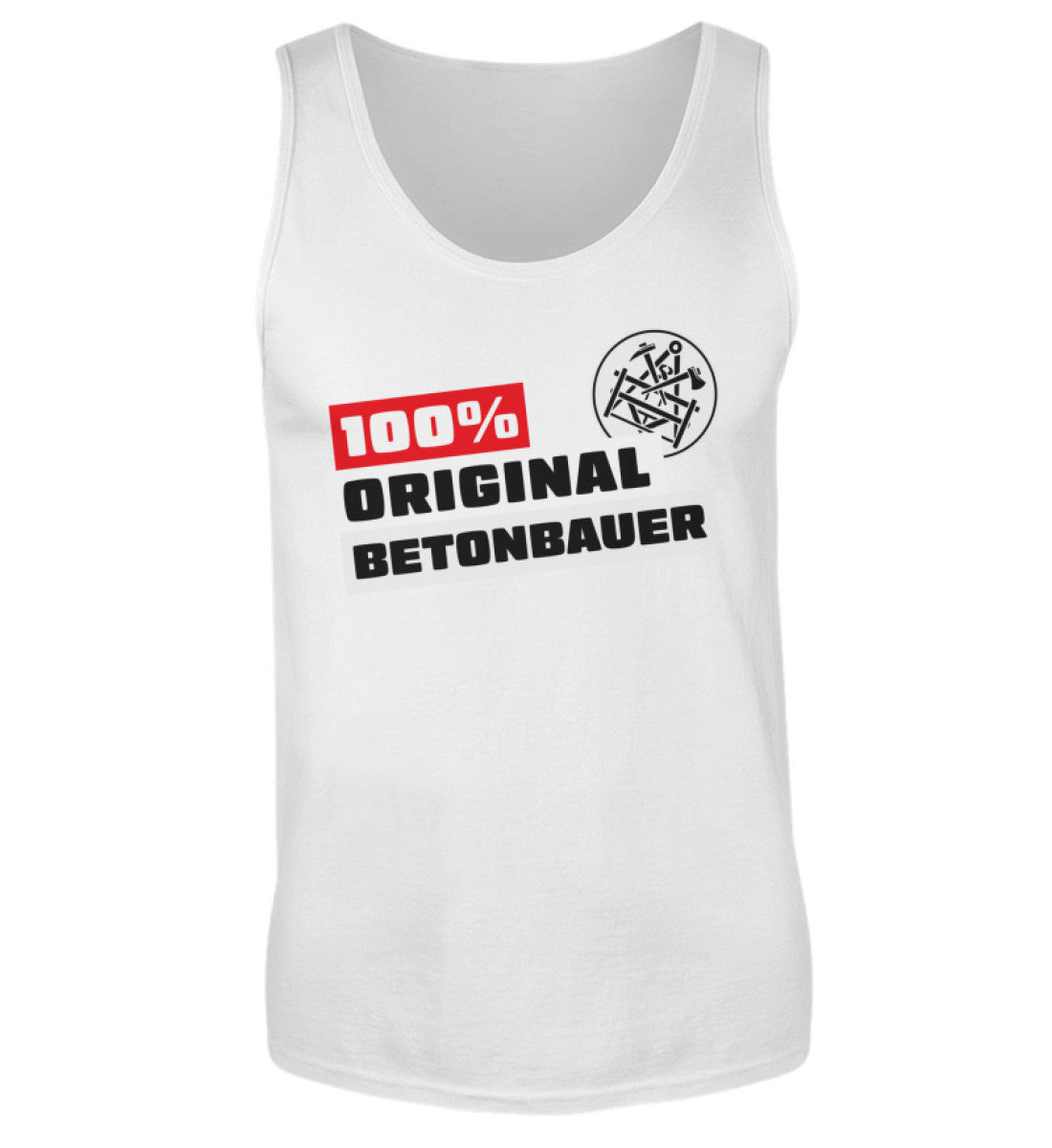 100 % Betonbauer - Handwerker Tanktop - Handwerkerfashion