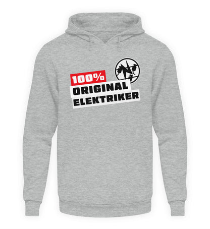 100 % Elektriker - Handwerker Hoodie - Handwerkerfashion