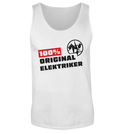 100 % Elektriker - Handwerker Tanktop - Handwerkerfashion