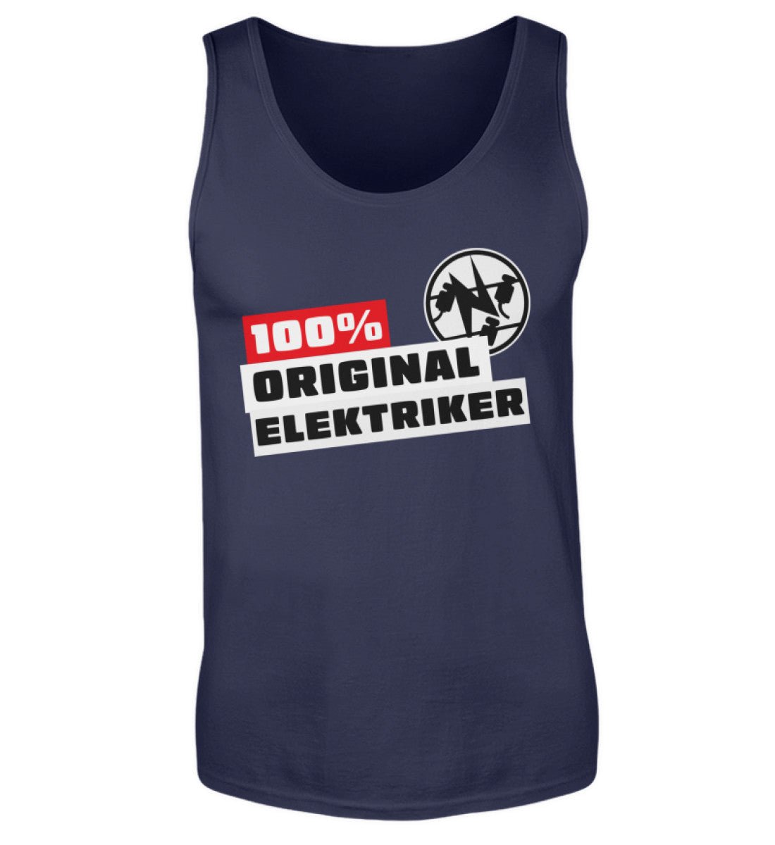 100 % Elektriker - Handwerker Tanktop - Handwerkerfashion