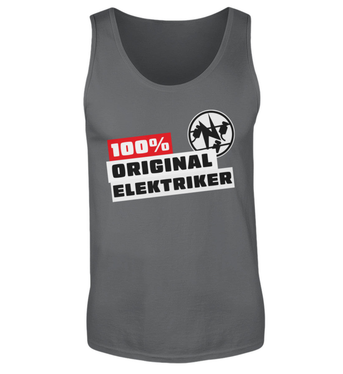 100 % Elektriker - Handwerker Tanktop - Handwerkerfashion