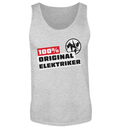 100 % Elektriker - Handwerker Tanktop - Handwerkerfashion