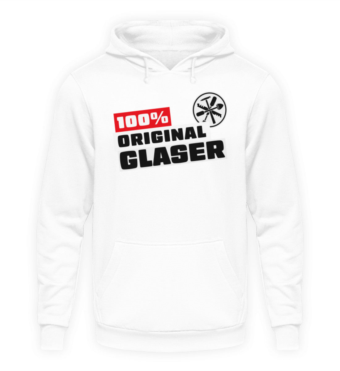 100 % Glaser - Handwerker Hoodie - Handwerkerfashion