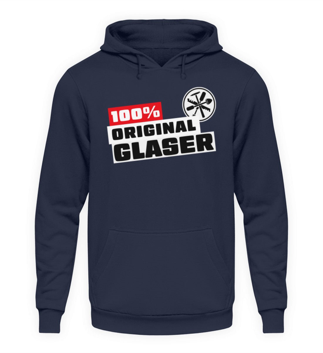 100 % Glaser - Handwerker Hoodie - Handwerkerfashion