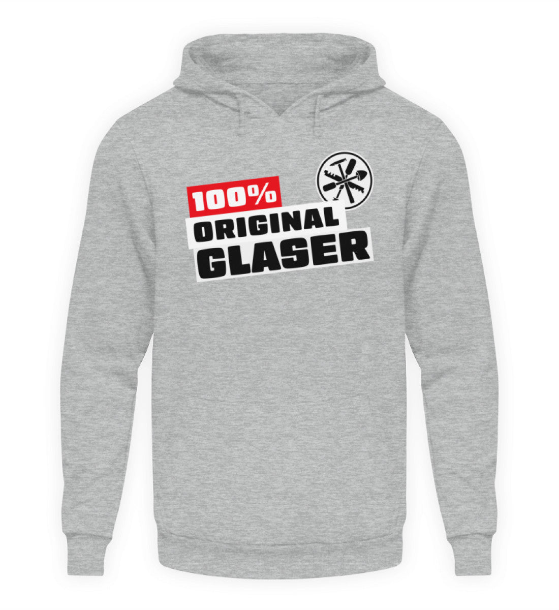 100 % Glaser - Handwerker Hoodie - Handwerkerfashion