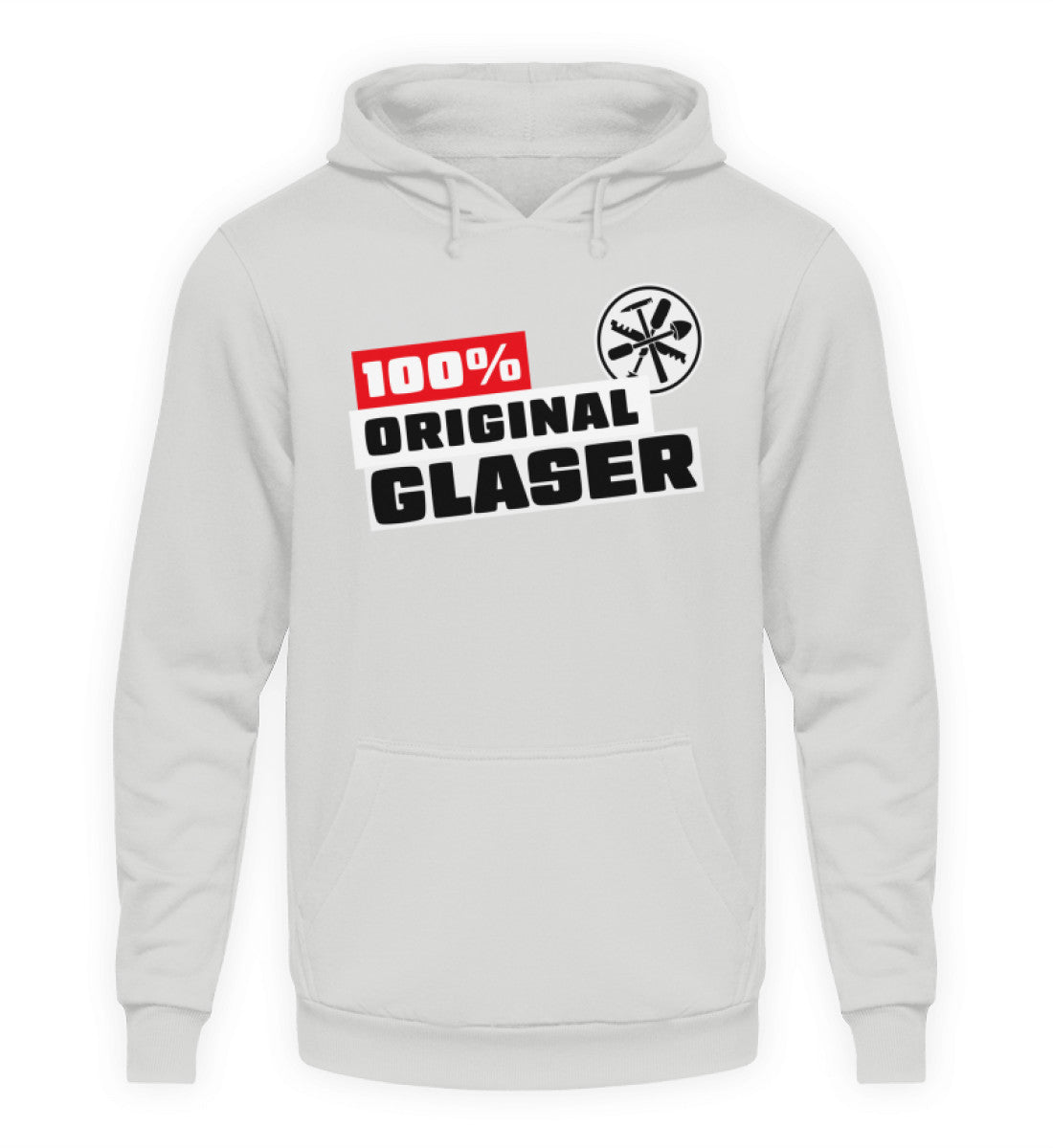 100 % Glaser - Handwerker Hoodie - Handwerkerfashion