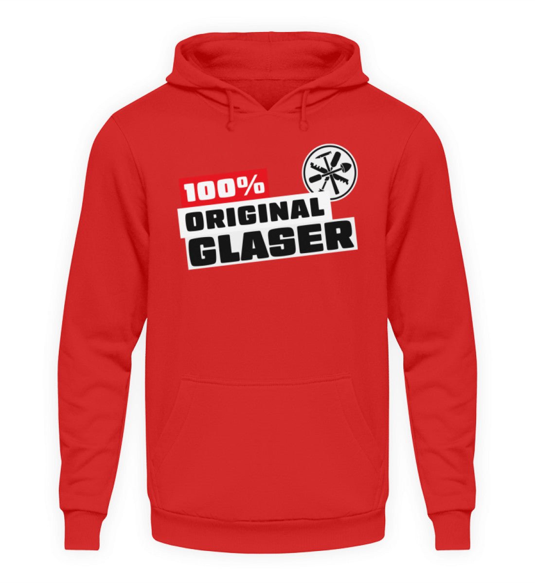 100 % Glaser - Handwerker Hoodie - Handwerkerfashion