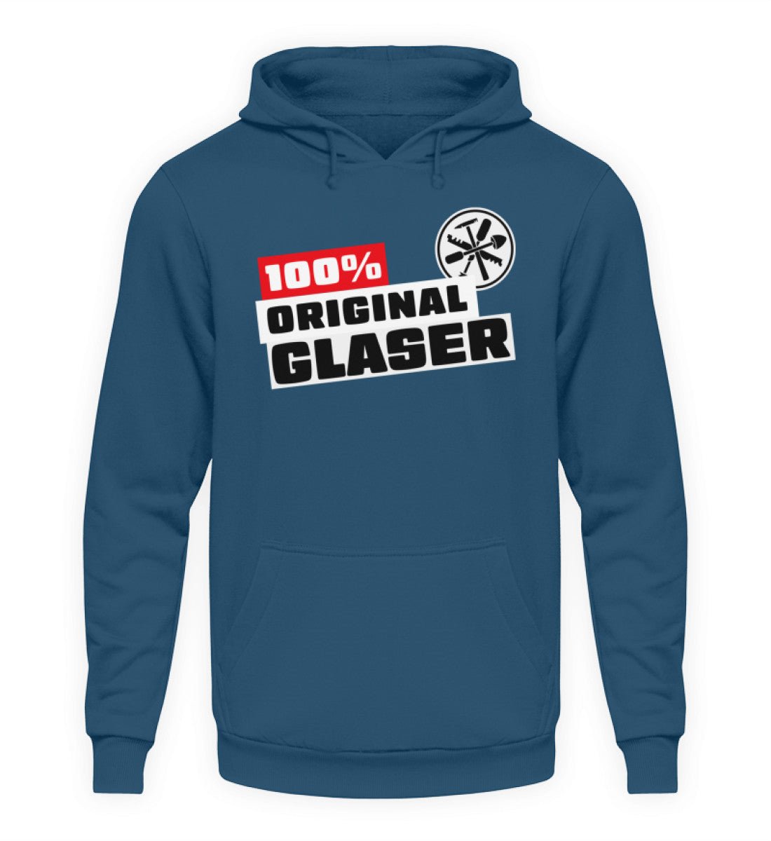 100 % Glaser - Handwerker Hoodie - Handwerkerfashion