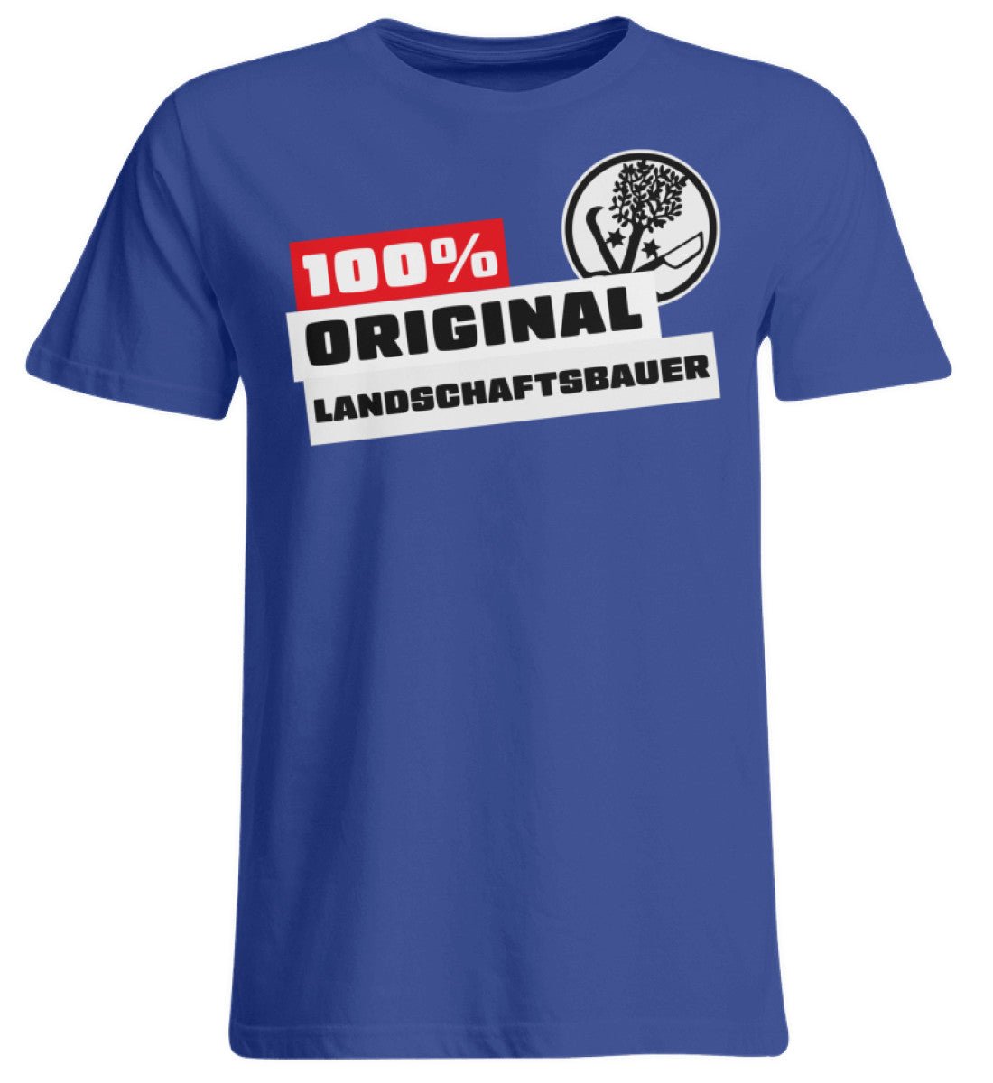 100 % Landschaftsbauer - Handwerker Übergrößenshirt - Handwerkerfashion