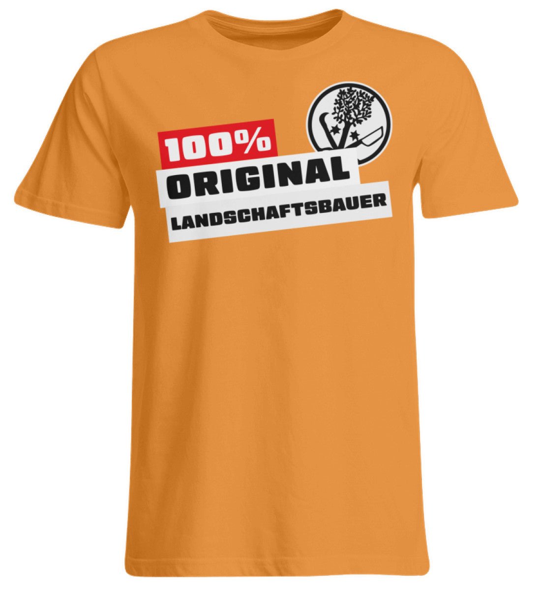 100 % Landschaftsbauer - Handwerker Übergrößenshirt - Handwerkerfashion