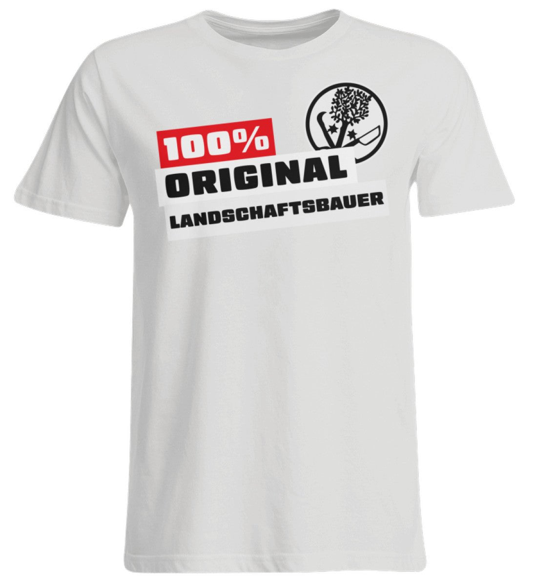 100 % Landschaftsbauer - Handwerker Übergrößenshirt - Handwerkerfashion