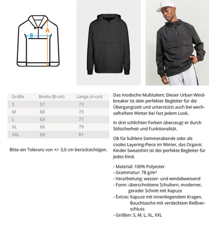 Fliesenleger - Urban Windbreaker mit Stick €59.95 Handwerkerfashion