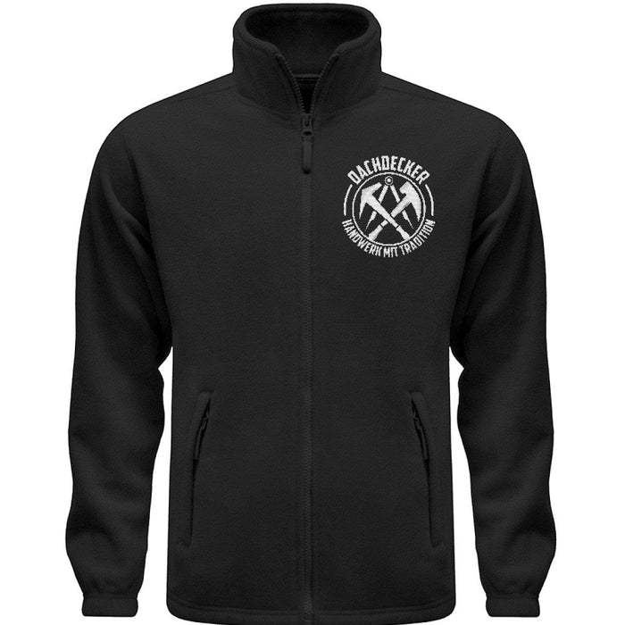 Dachdecker - Fleece Jacke mit Stick €44.95 Handwerkerfashion